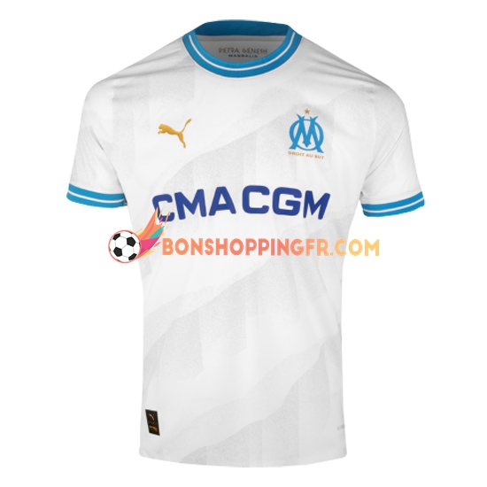Maillot Domicile Olympique de Marseille 2023-2024 Manches Courtes Homme