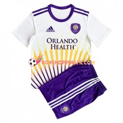 Maillot Extérieur Orlando City SC 2022-2023 Manches Courtes Jeune Enfant(+shorts)