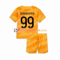 Maillot Extérieur Paris Saint-Germain Gardien DONNARUMMA 99 2023-2024 Manches Courtes Jeune Enfant(+shorts)
