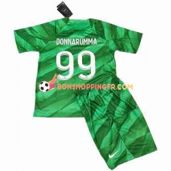 Maillot Domicile Paris Saint-Germain Gardien Donnarumma 99 2023-2024 Manches Courtes Jeune Enfant(+shorts)