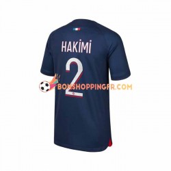 Maillot Domicile Paris Saint-Germain Hakimi 2 2023-2024 Manches Courtes Homme