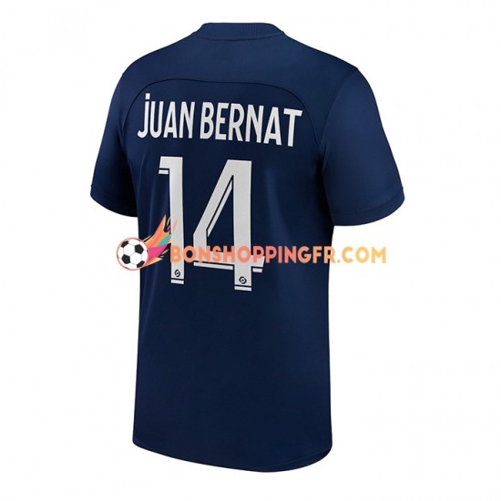 Maillot Domicile Paris Saint-Germain Juan Bernat 14 2022-2023 Manches Courtes Homme