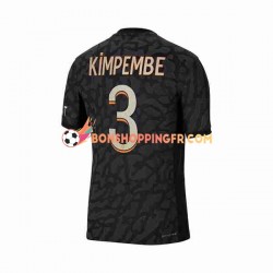 Maillot 3ème Paris Saint-Germain Kimpembe 3 2023-2024 Manches Courtes Homme