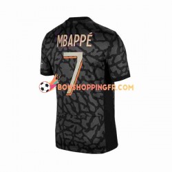 Maillot 3ème Paris Saint-Germain Kylian Mbappe 7 2023-2024 Manches Courtes Homme