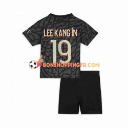 Maillot 3ème Paris Saint-Germain Lee Kang In 19 2023-2024 Manches Courtes Jeune Enfant(+shorts)