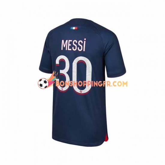 Maillot Domicile Paris Saint-Germain Lionel Messi 30 2023-2024 Manches Courtes Homme