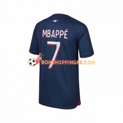 Maillot Domicile Paris Saint-Germain Mbappe 7 2023-2024 Manches Courtes Homme
