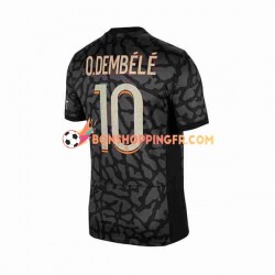 Maillot 3ème Paris Saint-Germain O.Dembele 10 2023-2024 Manches Courtes Homme