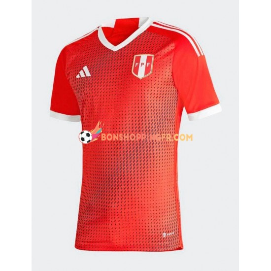 Maillot Extérieur Pérou 2023 Manches Courtes Homme