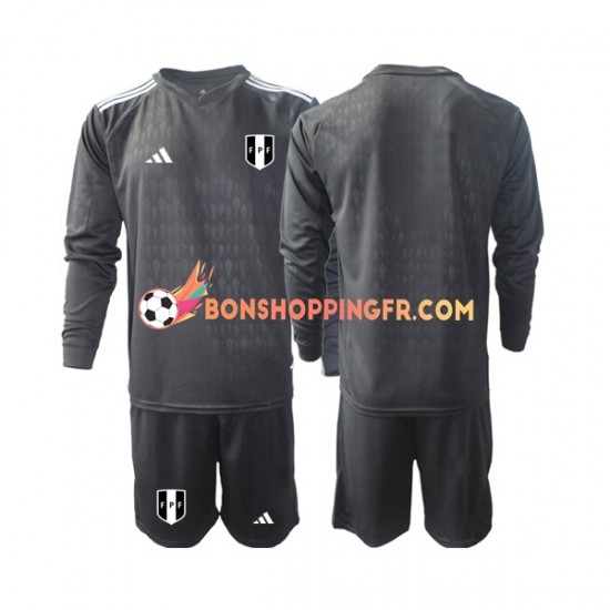 Maillot Domicile Pérou Gardien 2023 Manches Longues Jeune Enfant(+shorts)