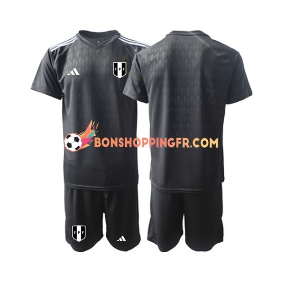 Maillot Domicile Pérou Gardien 2023 Manches Courtes Jeune Enfant(+shorts)