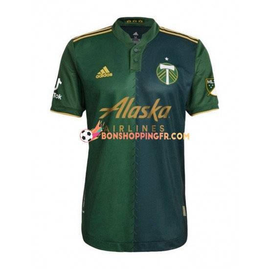 Maillot Domicile Portland Timbers 2022 Manches Courtes Homme