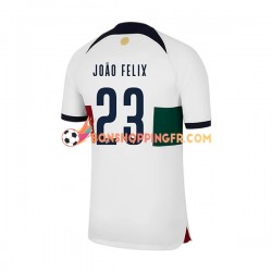 Maillot Extérieur Portugal Joao Felix 23 Coupe du Monde 2022 Manches Courtes Homme