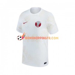 Maillot Extérieur Qatar Coupe du Monde 2022 Manches Courtes Homme