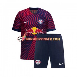 Maillot Extérieur RB Leipzig 2023-2024 Manches Courtes Jeune Enfant(+shorts)