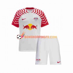 Maillot Domicile RB Leipzig 2023-2024 Manches Courtes Jeune Enfant(+shorts)