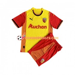 Maillot Domicile RC Lens 2023-2024 Manches Courtes Jeune Enfant(+shorts)