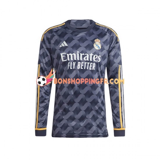 Maillot Extérieur Real Madrid 2023-2024 Manches Longues Homme