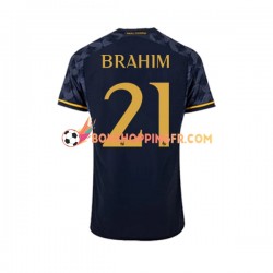 Maillot Extérieur Real Madrid Brahim Diaz 21 2023-2024 Manches Courtes Homme