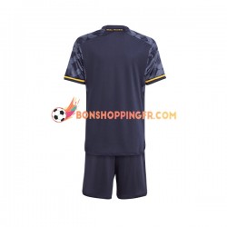 Maillot Extérieur Real Madrid 2023-2024 Manches Courtes Jeune Enfant(+shorts)