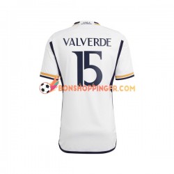 Maillot Domicile Real Madrid Federico Valverde 15 2023-2024 Manches Courtes Homme