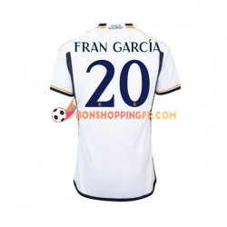 Maillot Domicile Real Madrid Fran Garcia 20 2023-2024 Manches Courtes Homme