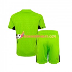 Maillot Domicile Real Madrid Gardien 2023-2024 Manches Courtes Jeune Enfant(+shorts)