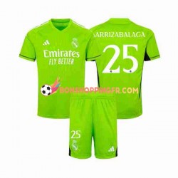 Maillot Domicile Real Madrid Gardien Kepa Arrizabalaga 25 2023-2024 Manches Courtes Jeune Enfant(+shorts)