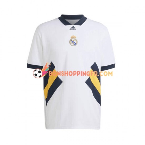 Maillot Rétro Domicile Real Madrid Icon 2022-2023 Manches Courtes Homme