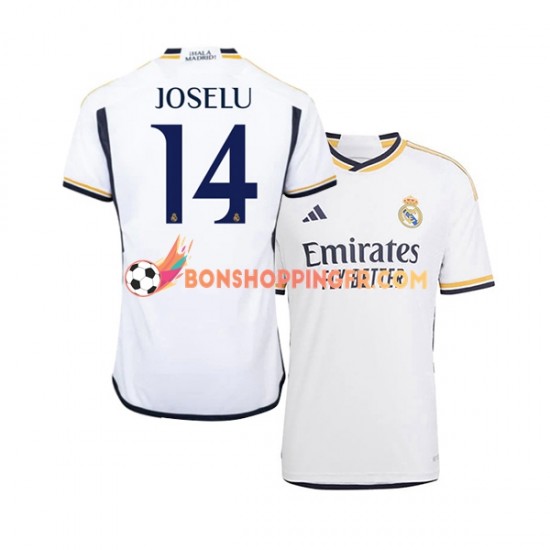 Maillot Domicile Real Madrid JOSELU 14 2023-2024 Manches Courtes Homme