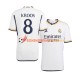 Maillot Domicile Real Madrid Kroos 8 2023-2024 Manches Courtes Homme