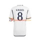 Maillot Domicile Real Madrid Kroos 8 2023-2024 Manches Courtes Homme