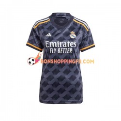 Maillot Extérieur Real Madrid 2023-2024 Manches Courtes Femme