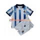 Maillot Domicile Real Sociedad 2023-2024 Manches Courtes Jeune Enfant(+shorts)