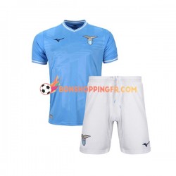 Maillot Domicile SS Lazio 2023-2024 Manches Courtes Jeune Enfant(+shorts)