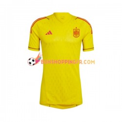 Maillot Extérieur Espagne Gardien 2022-2023 Manches Courtes Homme