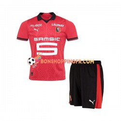 Maillot Domicile Stade Rennais 2023-2024 Manches Courtes Jeune Enfant(+shorts)