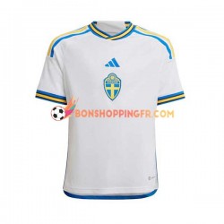 Maillot Extérieur Suède 2022 Manches Courtes Homme