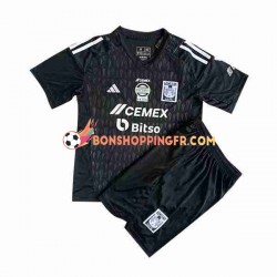 Maillot Extérieur Tigres UANL Gardien 2023-2024 Manches Courtes Jeune Enfant(+shorts)