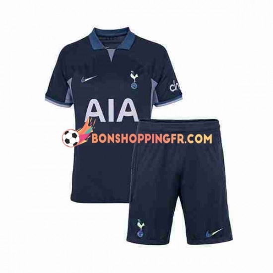 Maillot Extérieur Tottenham Hotspur 2023-2024 Manches Courtes Jeune Enfant(+shorts)
