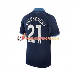 Maillot Extérieur Tottenham Hotspur Kulusevski 21 2023-2024 Manches Courtes Homme