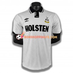 Maillot Rétro Domicile Tottenham Hotspur 1990 Manches Courtes Homme