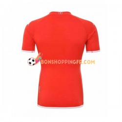 Maillot Domicile Tunisie Coupe du Monde 2022 Manches Courtes Homme