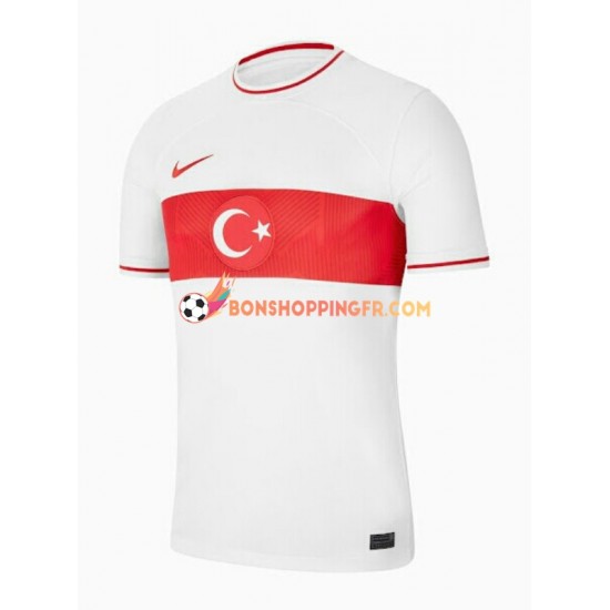 Maillot Domicile Turquie 2022-2023 Manches Courtes Homme