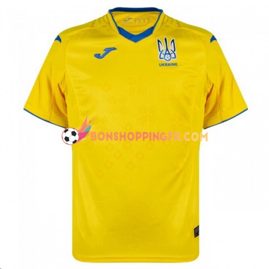 Maillot Domicile Ukraine 2020-2021 Manches Courtes Homme