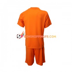 Maillot Extérieur Uruguay Gardien Coupe du Monde 2022 Manches Courtes Jeune Enfant(+shorts)