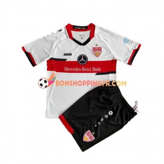 Maillot Domicile VfB Stuttgart 2021-2022 Manches Courtes Jeune Enfant(+shorts)