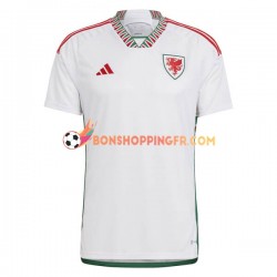 Maillot Extérieur Pays de Galles Coupe du Monde 2022 Manches Courtes Homme