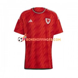 Maillot Domicile Pays de Galles Coupe du Monde 2022 Manches Courtes Homme