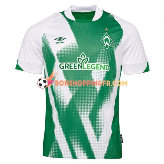 Maillot Domicile Werder Bremen 2022-2023 Manches Courtes Homme Maillot Domicile Werder Bremen 2022-2023 Manches Courtes Homme